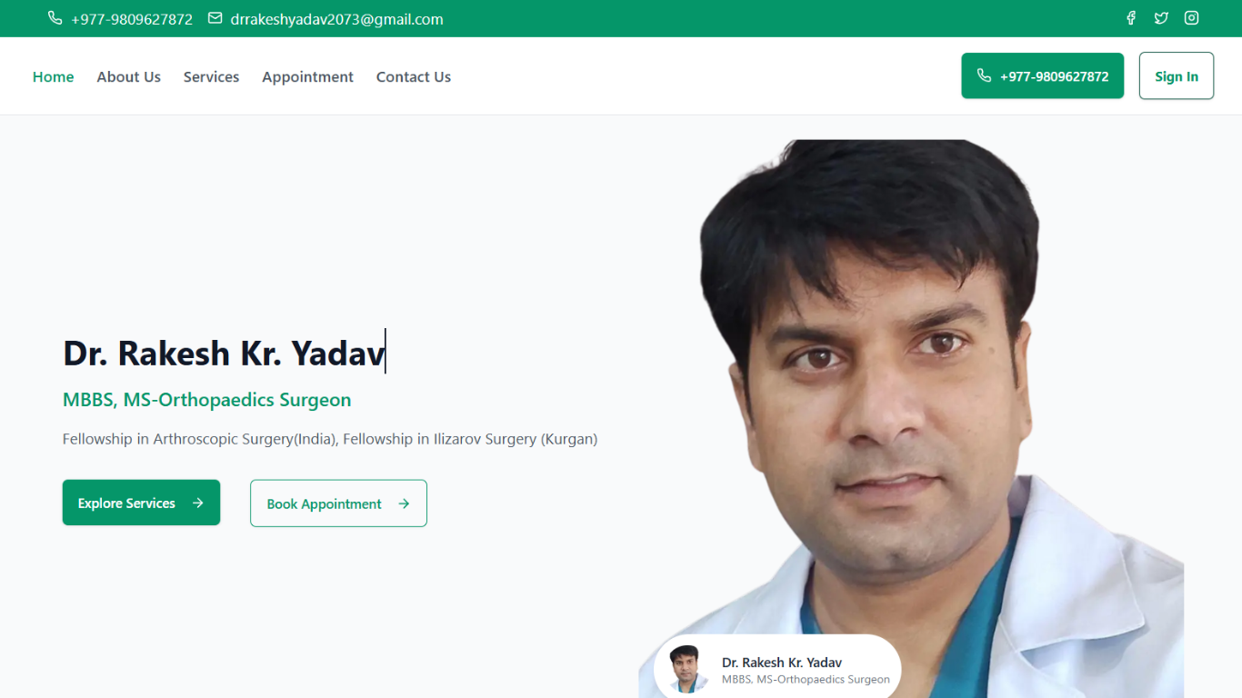 Dynamic Website with Admin Panel